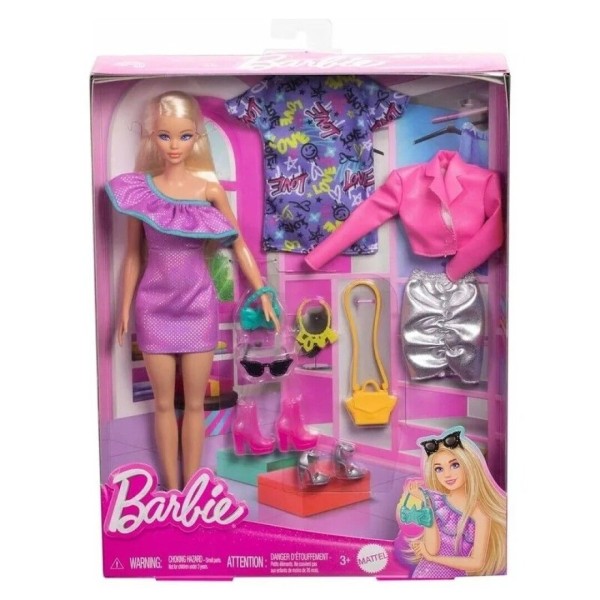 Barbie Fashionista 3 Modas Noche
