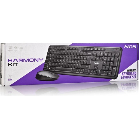 Teclado y Ratón Inalámbricos Harmonty