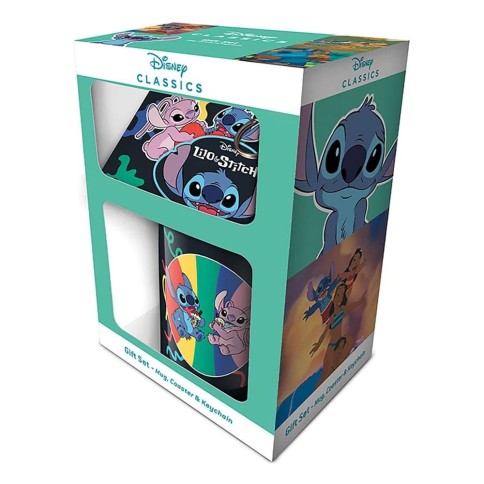 Lilo & Stitch Juego de taza, posavasos y llavero You´re my Fave