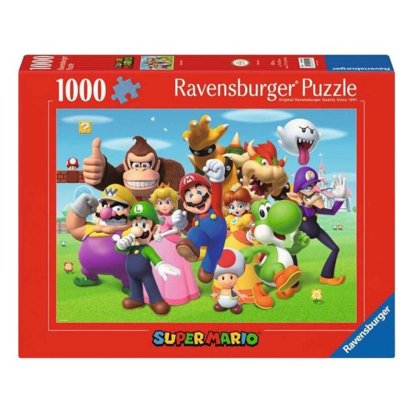 Nintendo Challenge Puzzle Super Mario 1000 piezas)
