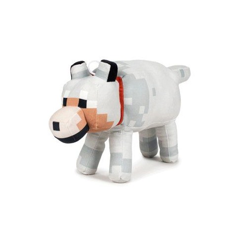 PELUCHE LOBO MINECRAFT 29CM