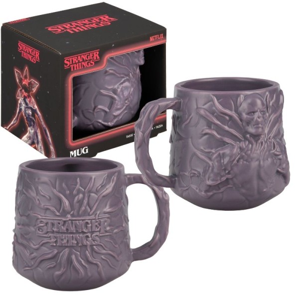 TAZA ESCULPIDA VECNA  STRANGER THINGS T5