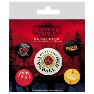 PACK DE CHAPAS HELLFIRE CLUB STRANGER THINGS 4