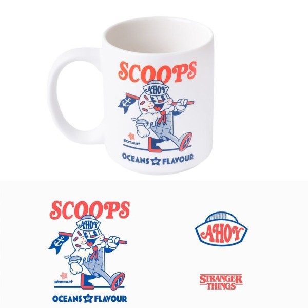 Taza Scoops Ahoy Stranger Things 350m