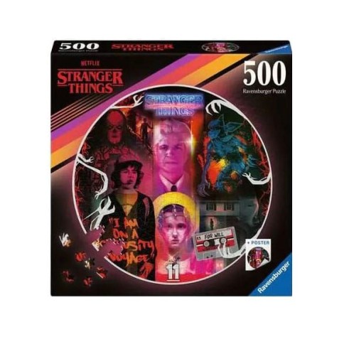 Stranger Things Puzzle redondo Friends Don't Lie (500 piezas)