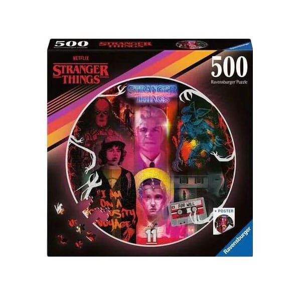 Stranger Things Puzzle redondo Friends Don't Lie (500 piezas)