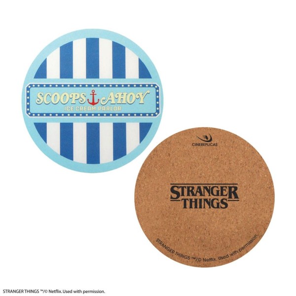 Stranger Things pack 4 sous-verres