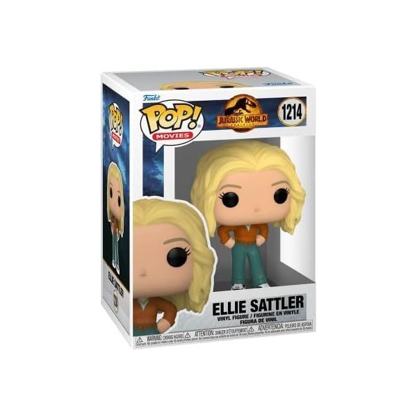 FUNKO JURASSIC WORLD POP DR ELLIE SATTLER 10CM 1214 (CAJA DESCOLORIDA)