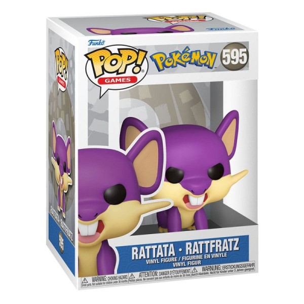 FUNKO POKÉMON POP RATTATA 10CM 595