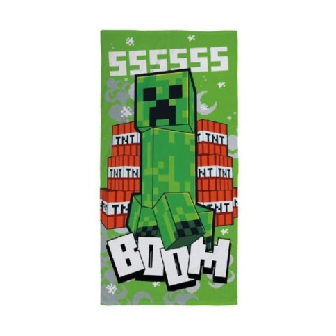 TOALLA MINECRAFT BOOM