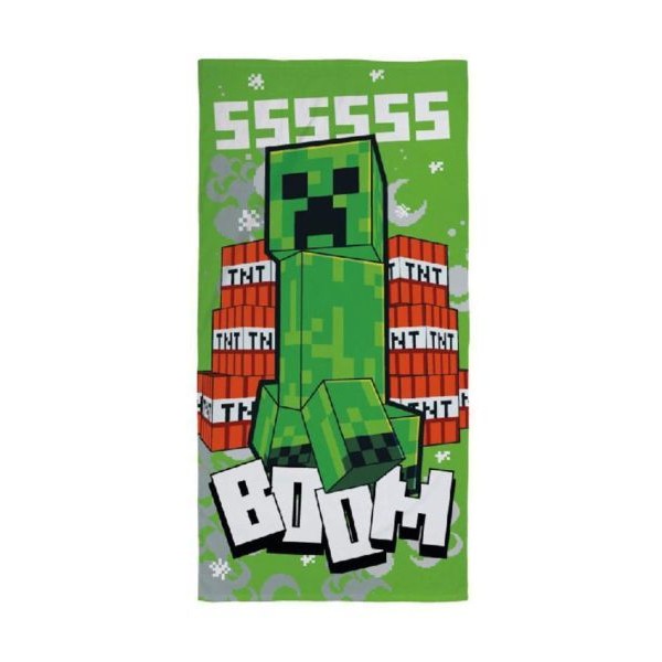TOALLA MINECRAFT BOOM