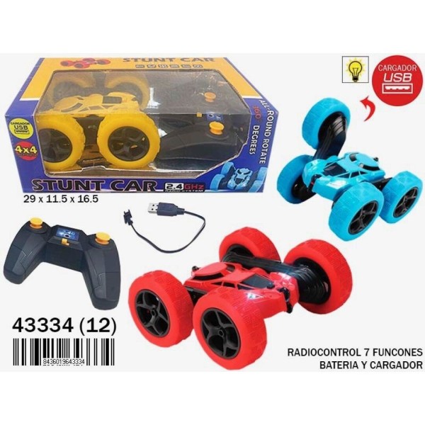 Teledirigido Coche Tumbling 4x4 R/C Cargador USB