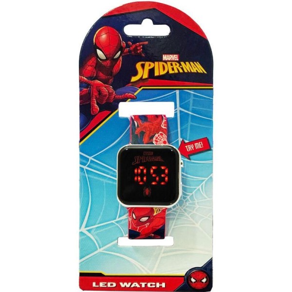 RELOJ DE LED SPIDERMAN MARVEL