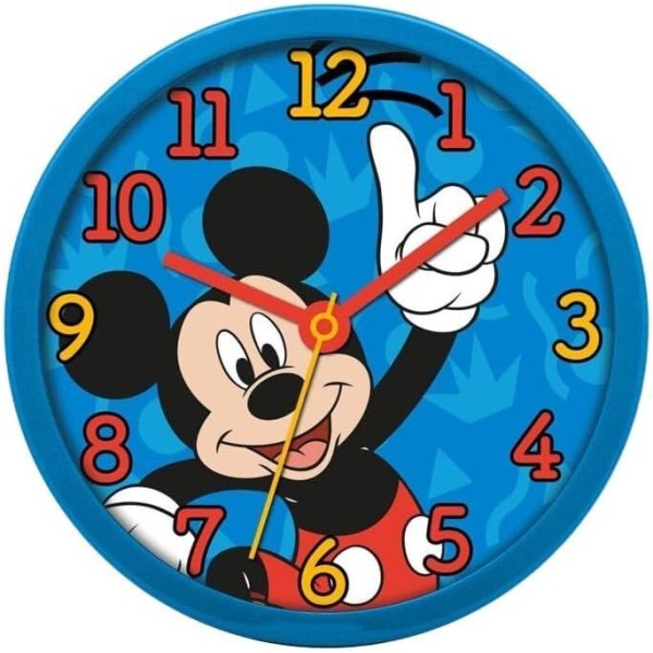 RELOJ DE PARED MICKEY MOUSE AZUL