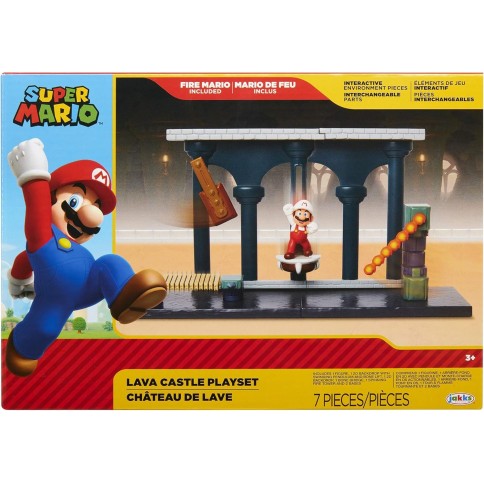 SET PLAYSET JUEGO CASTILLO DE LAVA