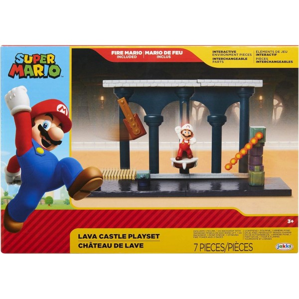 SET PLAYSET JUEGO CASTILLO DE LAVA