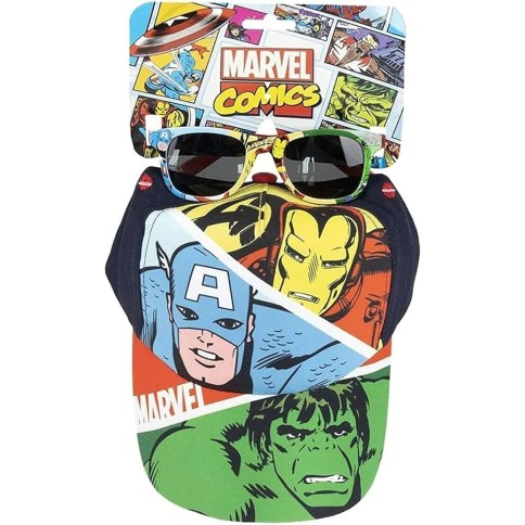 GORRA MARVEL COMIC+GAFAS