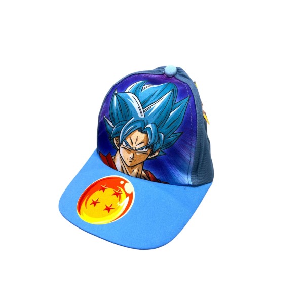 GORRA GOKU PELO AZUL NIÑO