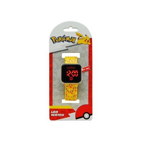 RELOJ LED POIKACHU POKÉMON