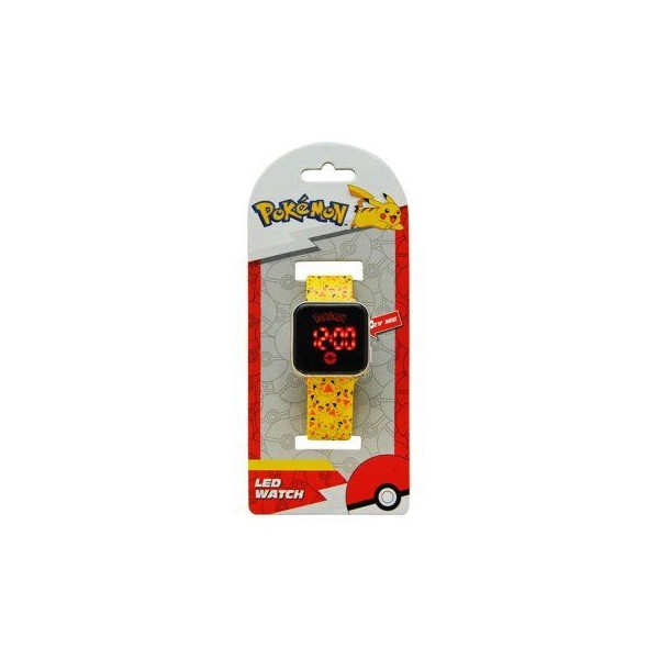 RELOJ LED POIKACHU POKÉMON