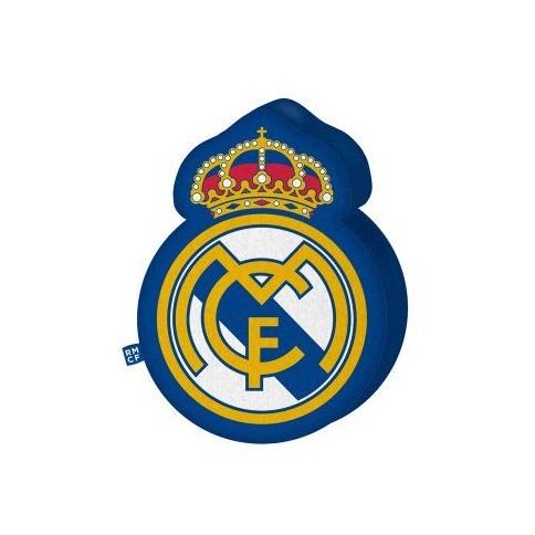 COJÍN ESCUDO 3D REAL MADRID 28CM