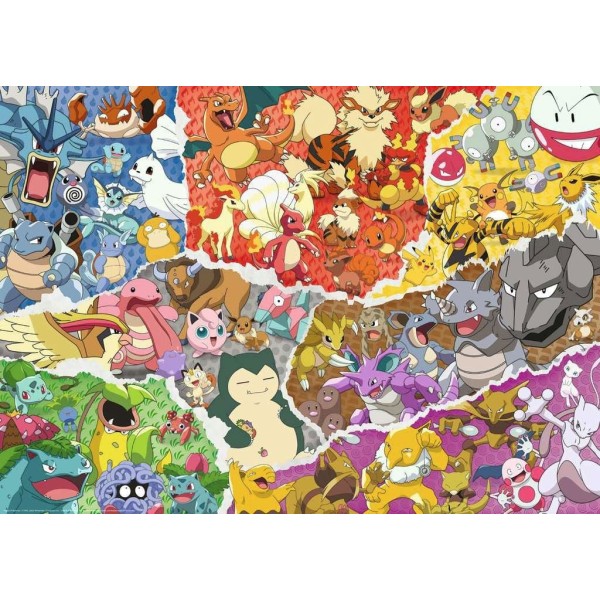 Pokémon Puzzle  pokémon Adventure 1000 piezas