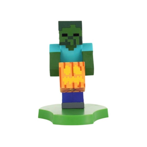 Minecraft soporte para dispositivos y teléfono Zombie Holdems Cable Guys 11cm