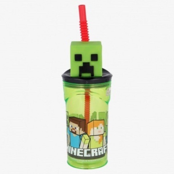 STOR VASO FIGURITA 3D 360ML MINECRAFT