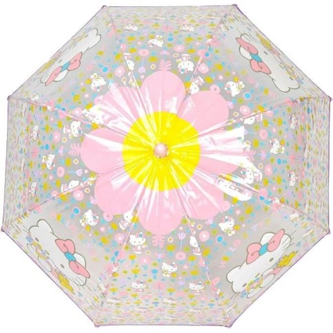 PARAGUAS HELLO KITTY INFANTIL TRANSPARENTE