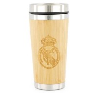 REAL MADRID VASO CON TAPA 500 ML THERMO BAMBU