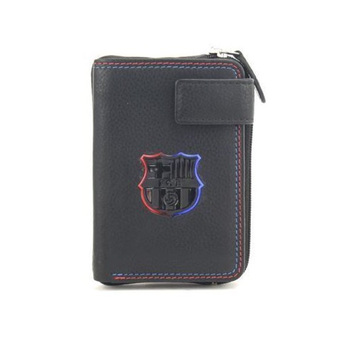 FC BARCELONA BILLETERA PIEL COLLECTION BLACK
