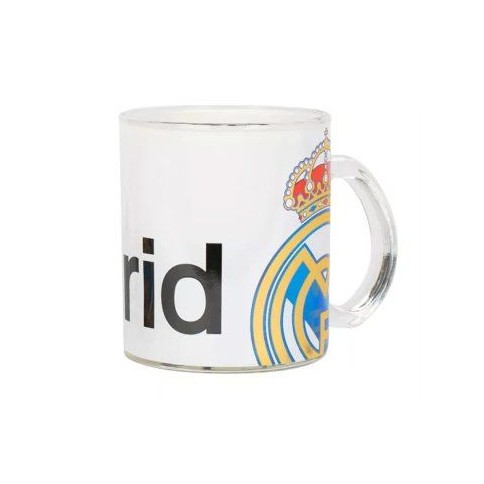 TAZA VIDRIO REAL MADRID 320ML