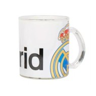 TAZA VIDRIO REAL MADRID 320ML