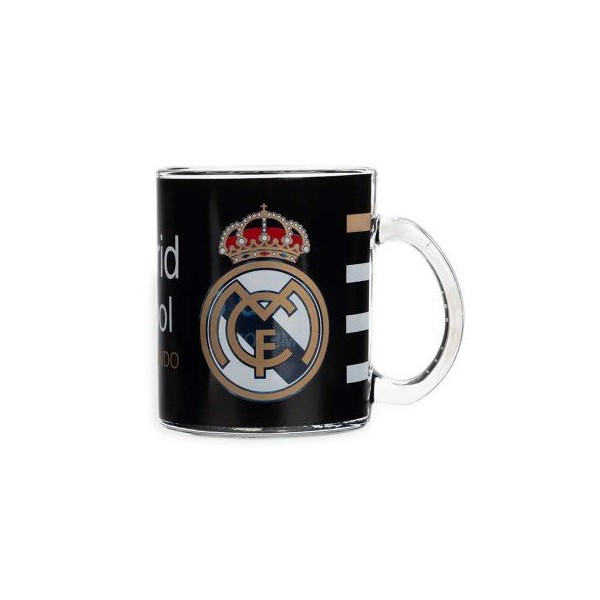 TAZA VIDRIO REAL MADRID 320ML