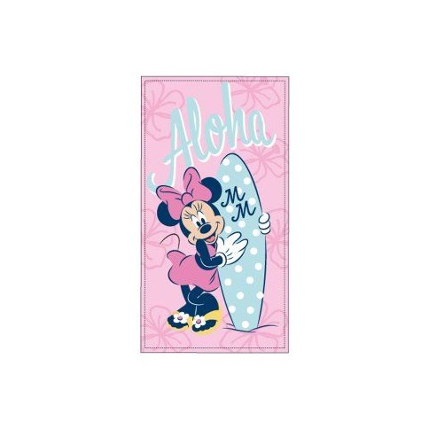 TOALLA MINNIE ALOHA MICROFIBRA 70X140CM
