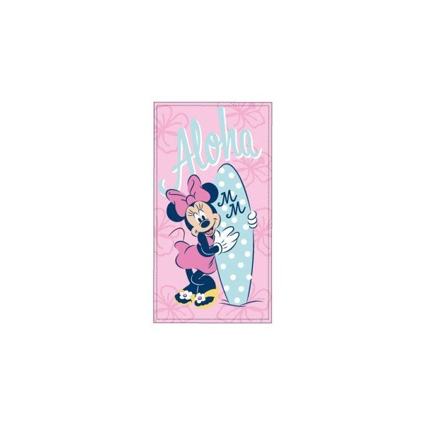 TOALLA MINNIE ALOHA MICROFIBRA 70X140CM