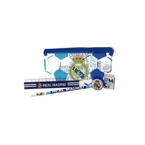 ESTUCHE PORTATODO ESCOLAR REAL MADRID