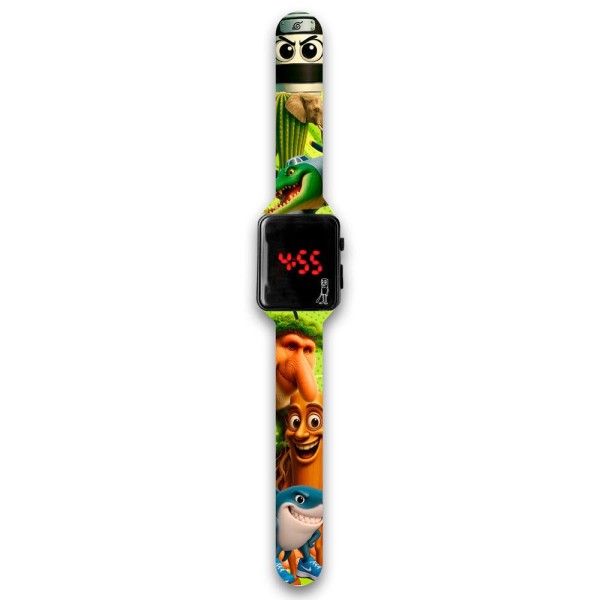 Reloj digital LED Italian Brainrot