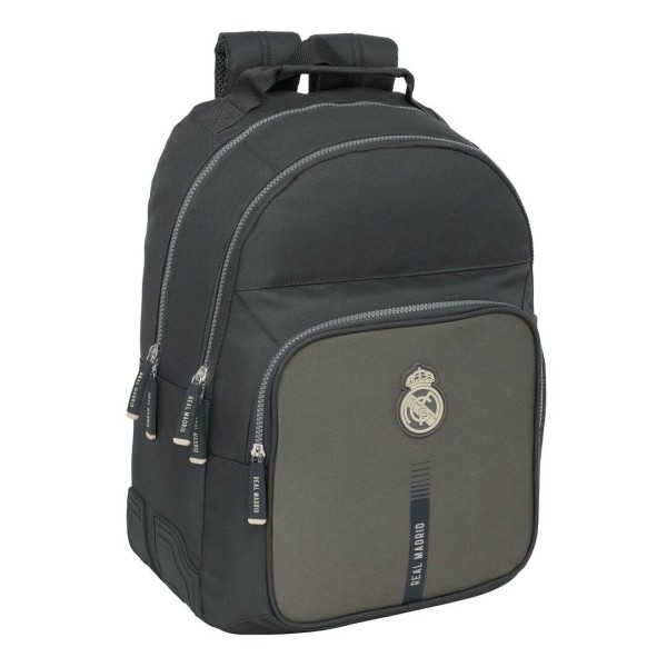 REAL MADRID MOCHILA DOBLE 42 CM ADAPTABLE A CARRO 3ª EQUIPACION