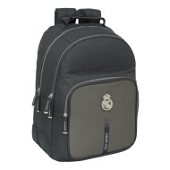 REAL MADRID MOCHILA DOBLE 42 CM ADAPTABLE A CARRO 3ª EQUIPACION