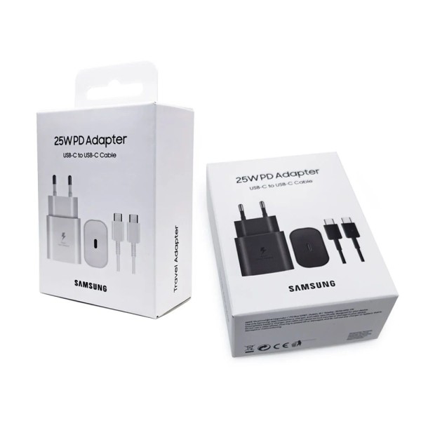 SAMSUNG PACK CARGADOR 25W+CABLE USB-C