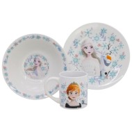 SET MERIENDA CERÁMICA 3PCS FROZEN