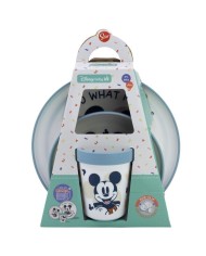 SET 3PCS VAJILLA ANTIDESLIZANTE MINNIE