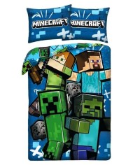 Minecraft Funda Nórdica Ver. 11 140 x 200 cm / 70 x 90 cm