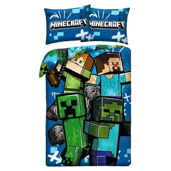 Minecraft Funda Nórdica Ver. 9 140x 200 cm / 70 x 90 cm