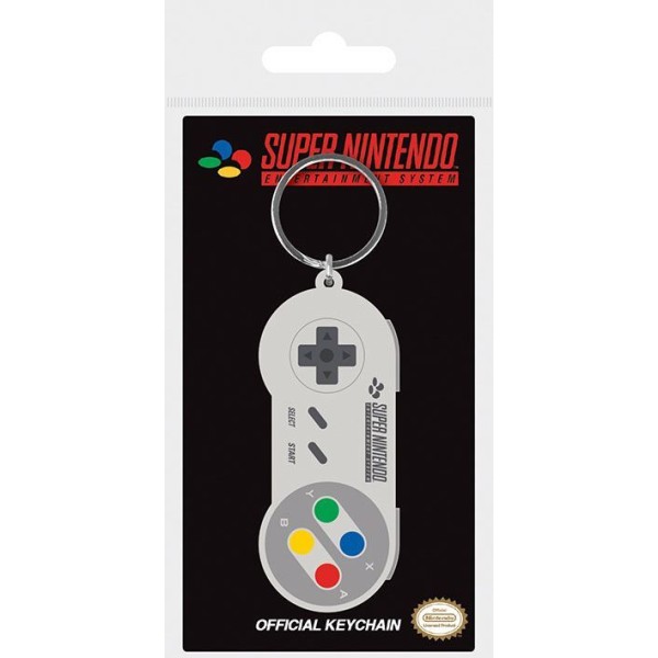 Nintendo Llavero caucho SNES Controller 6 cm